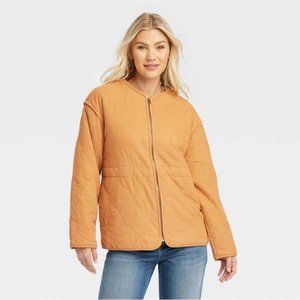 Women's Corduroy Jacket - Universal Thread Gold Size XL, L New Without Tags